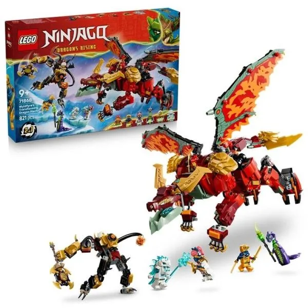 【2026年6月1日発売】レゴ LEGO ニンジャゴー ワイルドファイヤの変形メカドラゴン おもちゃ 玩具 誕生日 プレゼント ブロック 男の子 女の