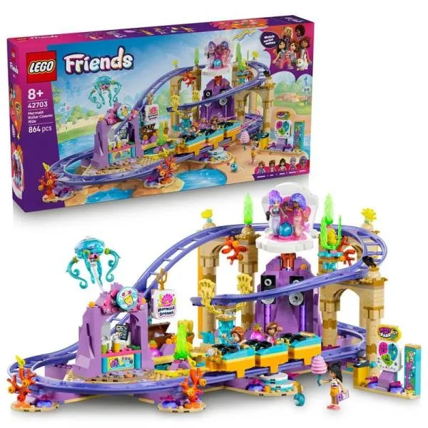 【オンライン限定価格】レゴ LEGO フレンズ きらきらマーメイドのドリームコースター おもちゃ 玩具 誕生日 プレゼント ブロック 女の子 男の子
