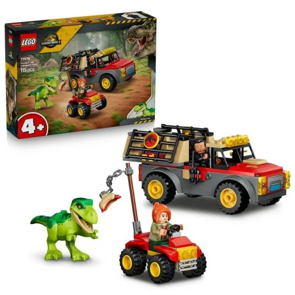 【2026年8月1日発売】レゴ LEGO ジュラシック・ワールド 77978 子どもT-レックスの輸送トラック おもちゃ 玩具 ブロック 男の子 女の