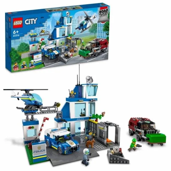【オンライン限定価格】レゴ LEGO シティ ポリスステーション 60316 プレゼント 誕生日 知育 6歳 7歳 8歳