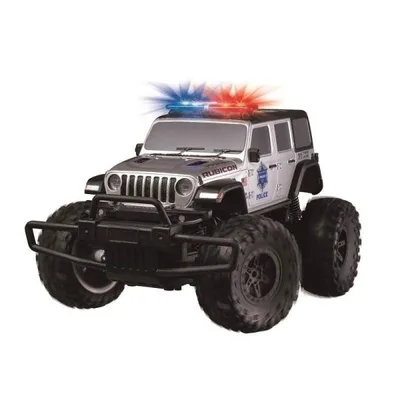 1/18 ジープラングラールビコン ポリス ラジオコントロール トイザらス限定 6歳 7歳 8歳 ラジコンカー RCカー オフロード ビッグタイヤ