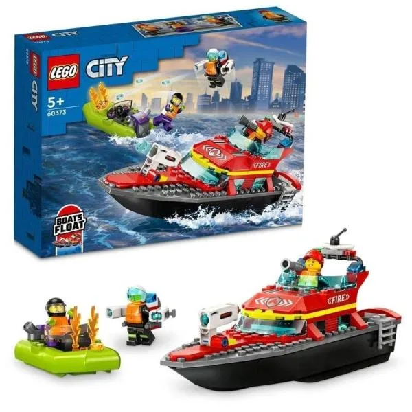 【オンライン限定価格】レゴ LEGO シティ 消防レスキューボート 60373 おもちゃ 玩具 誕生日 プレゼント ブロック 知育 5歳 6歳 7歳