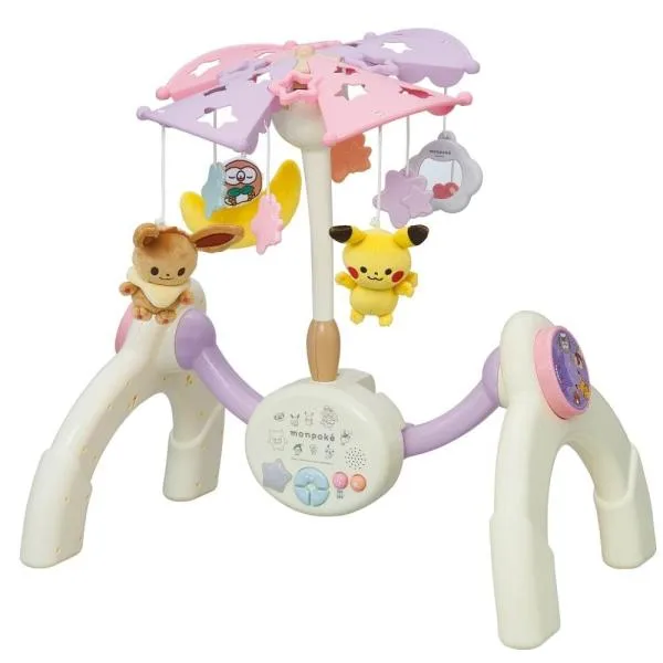 【オンライン限定価格】monpoke モンポケ 7ステップメリージム 寝かしつけに人気のメロディ 出産祝い 成長にあわせて変形 ポケットモンスター ポ
