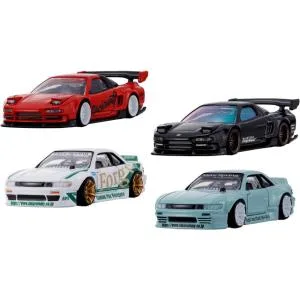 【4台セット】トミカ tomica custom works RD26 Honda NSX & BK26 Honda NSX & WH26 NISSAN SILVIA & TQ26 NISSAN SILVIA 送料無料