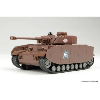 12月以降再入荷予定 プラッツ/ウォルターソンズ ガールズ&パンツァー 1/64 RCバトル戦車道シリーズ IV号戦車H型(D型改) あんこうチーム GPRC-1 送料無料