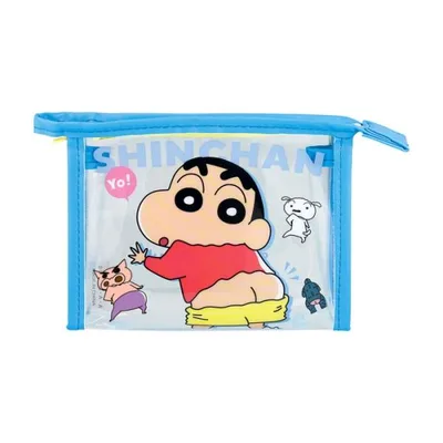 2027年2月発売予定 クレヨンしんちゃん フチイロポーチ みんなのおしり ネコポス送料無料