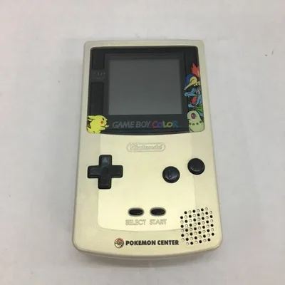 05w08900T 【GBカラー】ゲームボーイカラー 本体 ポケットモンスター 金銀Ver *動作確認済* 任天堂 ゲームボーイカラー 中古品【館林店】