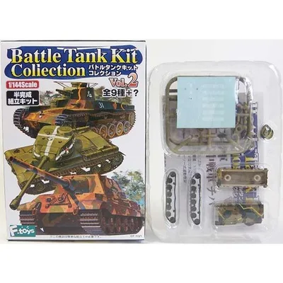 【1A】 エフトイズ 1/144 バトルタンクキットコレクション Vol.2 日本陸軍 九七式中戦車 チハ 戦車第一連隊第3中隊 単品