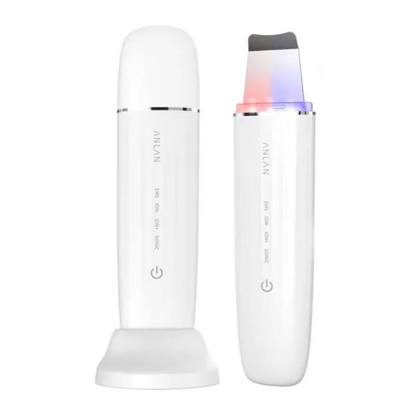 ウォーターピーリング ems 美顔器 鼻 黒ずみ 毛穴ケア イオン導入 角栓取り 1台6役 防水 充電式 anlan