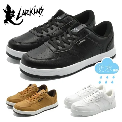 LARKINS ラーキンス スニーカー メンズ L-6075 防水 防滑 ローカット