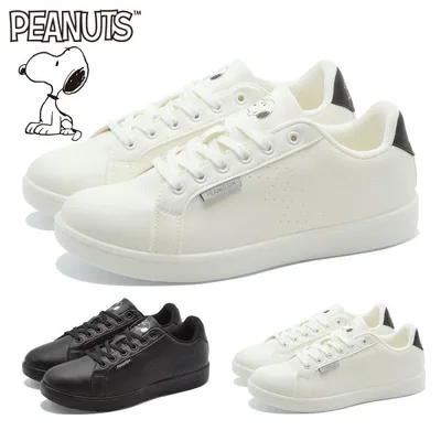PEANUTS スニーカー レディース PN8292 スヌーピー キャラクター コートスニーカー 抗菌 防臭
