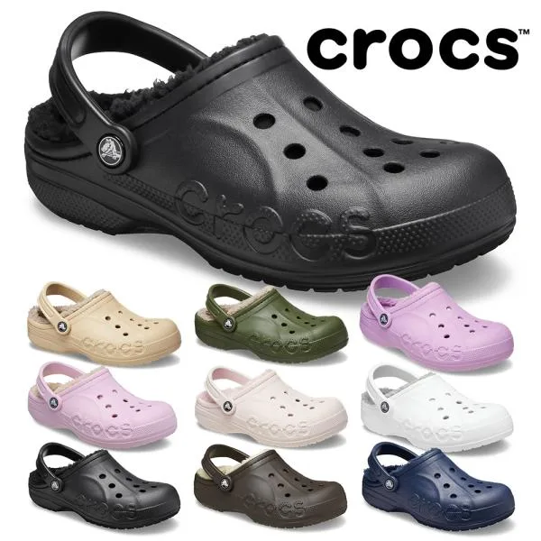 クロックス サンダル メンズ レディース バヤ ラインド クロッグ 205969 060 11H 463 crocs BAYA LINED CLOG サボ ボア 保温