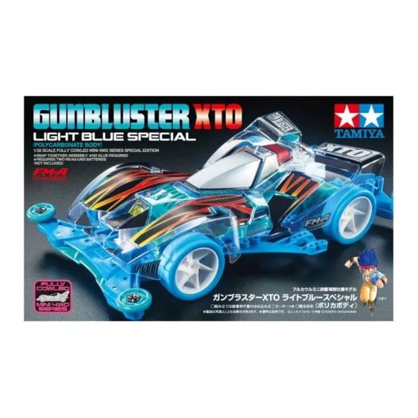 【予約商品 2026年11月21日 発売予定】 タミヤ ミニ四駆特別企画 ガンブラスターXTO ライトブルースペシャル (ポリカボディ)