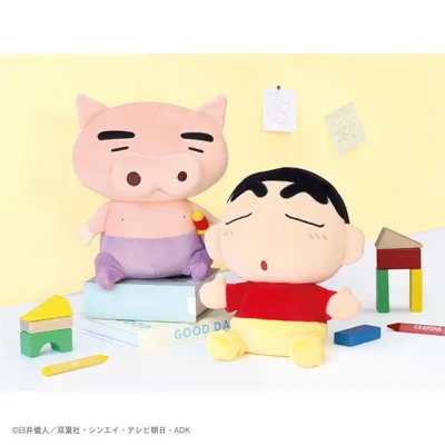 クレヨンしんちゃん ぬいぐるみ ティーズファクトリー おすわりむぎゅもっち 全3種 しんちゃん シロ ぶりぶりざえもん ギフト プレゼント