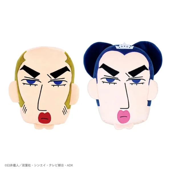 12月下旬再入荷 予約 マカオとジョマ グッズ クッション ティーズファクトリー クレヨンしんちゃん もっちりフェイスクッション メーカー公式