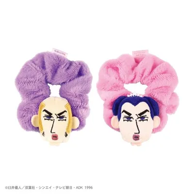 1月下旬入荷 予約 クレヨンしんちゃん マカオとジョマ グッズ シュシュ ティーズファクトリー マスコット付きシュシュセット メーカー公式