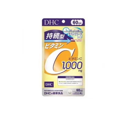 DHC Health Food วิตามินซีต่อเนื่อง 60 วัน 240 เม็ด (1 ชิ้น)