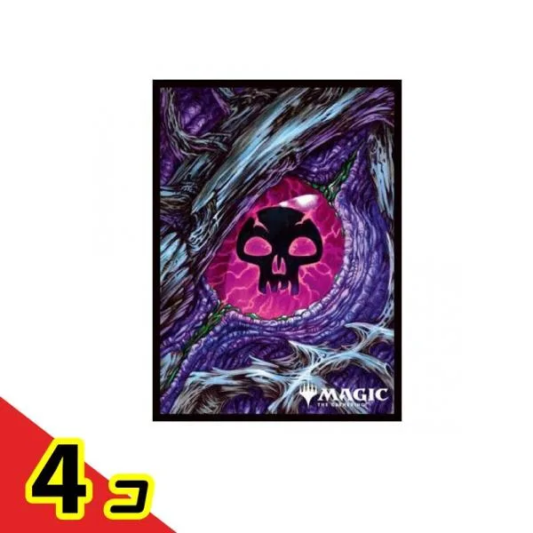MTG マジックザギャザリング プレイヤーズカードスリーブ MTGS-350 タルキール 龍嵐録 沼 80枚入 4個セット