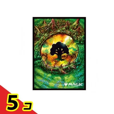 MTG マジックザギャザリング プレイヤーズカードスリーブ MTGS-352 タルキール 龍嵐録 森 80枚入 5個セット