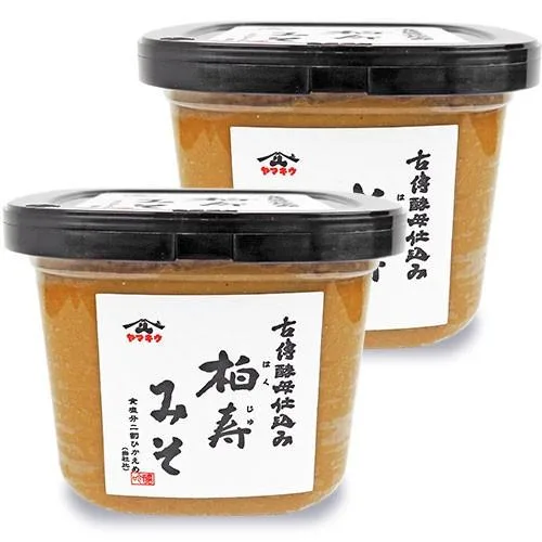 小玉醸造 ヤマキウ 柏寿味噌 古傅酵母仕込み 1kg × 2個