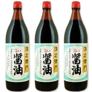 醤油 しょうゆ 濃口醤油 伊藤商店 傳右衛門 旨い醤油 900ml×3本