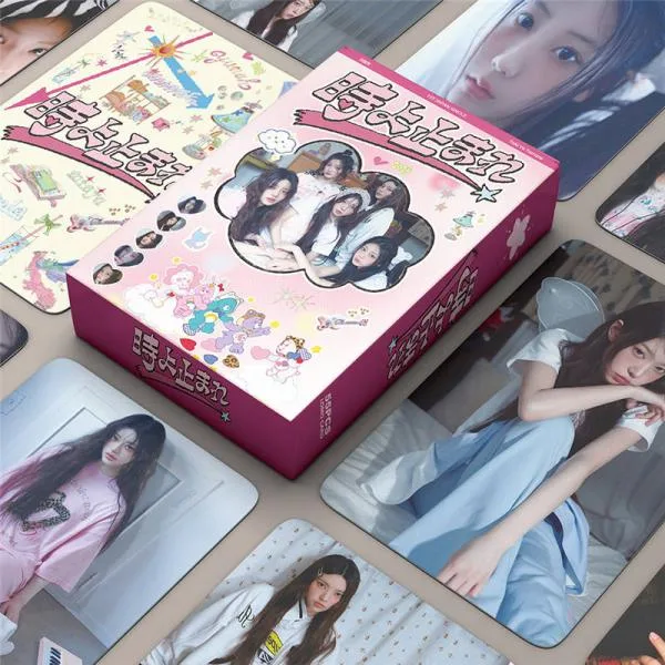 ILLITグッズ フォトカード 55枚 セット トレカ アイリット 写真 全員 フォトカード K-POP 韓国 アイドル 時よ止まれ(Toki Yo Tomare) 応援 小物 LOMOカード