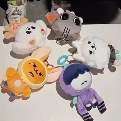 TXTグッズ キーリング ぬいぐるみ TOMORROW X TOGETHER キャラクターグッズ 全員 K-POP 韓国 キーホルダー 応援 小物 MOA 玩具 おもちゃ Yeonjun Soobin