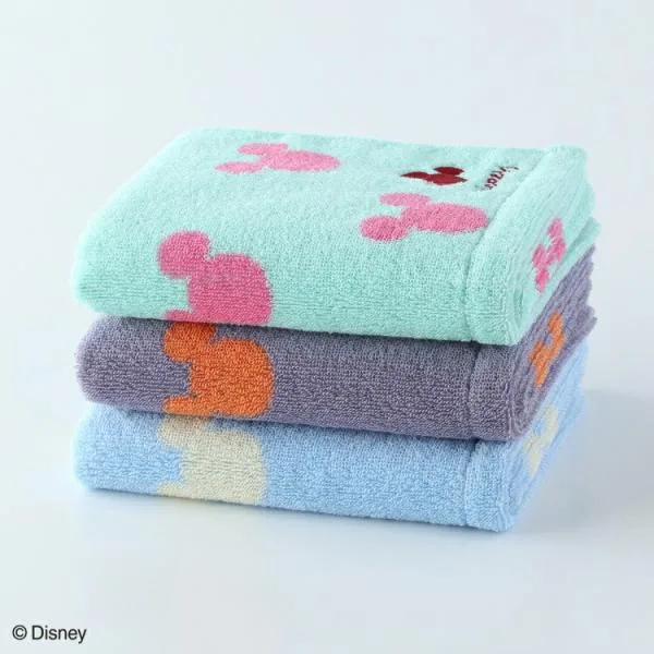 SALE 【UCHINO公式店】ウチノ キャンディ フェイスタオル | ディズニー Disney 約34×75cm ジャカード パイル