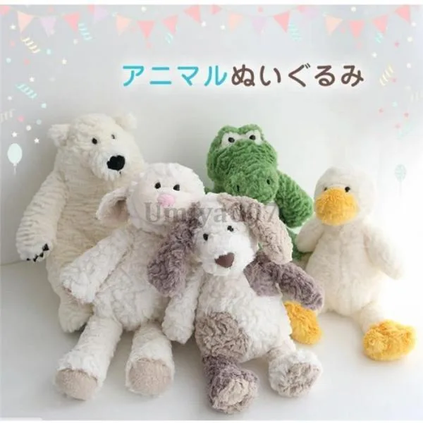 動物ぬいぐるみ ファーストトイ ぬいぐるみ ふわふわ 動物 ベビー キッズ アニマル おもちゃ イヌ ヒツジ ワニ クマ くま ダック 贈り物 ギフト 出産祝い 誕生日