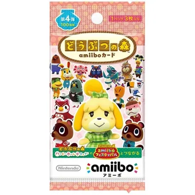 どうぶつの森amiiboカード 第4弾 (5パックセット)