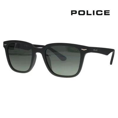 ポリス サングラス SPLE01 U28Q 52 POLICE GATOR1 ウェリントン セル メンズ 偏光 伊達眼鏡 メガネ