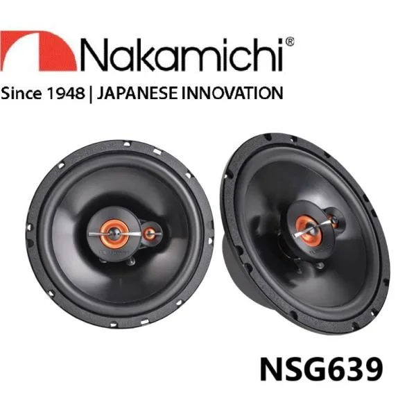 NSG639 16.5cm(6.5インチ)Max.700W NSGシリーズ 3-Wayスピーカー ナカミチ Nakamichi