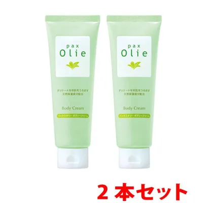 パックス オリー ボディークリーム 110g 2本セット 太陽油脂 しっとり オリーブ スクワラン スイートアーモンド オイル 乾燥 保湿 爆買