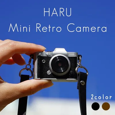 HARU Retro Camera レトロカメラ ミニカメラ 小型カメラ レトロ 韓国 エモイ Y2K ブラウン ブラック かわいい 日本語説明書付き 宅急便