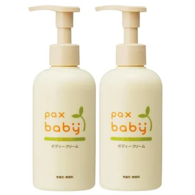 パックスベビー ボディクリーム ローション ポンプタイプ 180g 2本セット スキンケア 赤ちゃん