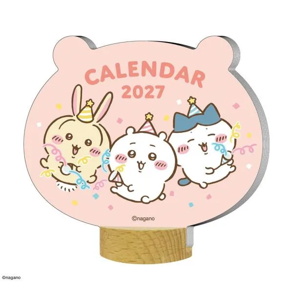 ちいかわ 2027Calendar ダイカット卓上カレンダー2027年 インテリア 令和9年暦 APJ