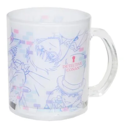 ガラスマグカップ マグカップ ラインアート キッド 名探偵コナン 少年サンデー 金正陶器 プレゼント ギフト アニメキャラクター 爆買