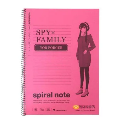 B5ノート リングノート スパイファミリー SPY FAMILY ヨル ヒサゴ 少年ジャンプ 新学期準備文具 爆買