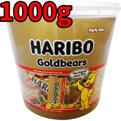 ハリボー グミ ミニゴールドベア バケツ 1000g HARIBO