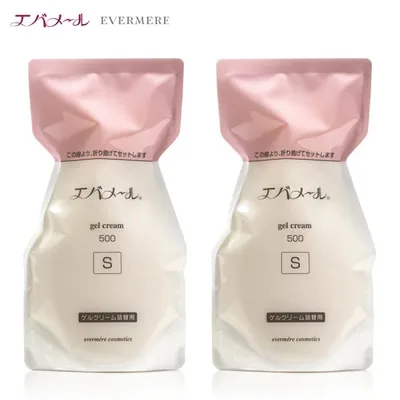 期間限定大特価 エバメール ゲルクリーム 詰替 S 2個セット 500g×2 クレンジング ピーリング 保湿 オールインワンゲルクリーム