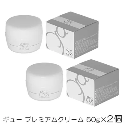 ギュー プレミアムクリーム (50g×2) 2個セット トリプルガンマリノレン酸 保湿 馬プラセンタ セラミド 潤い 弾力 gue GUE ※QRコードなし