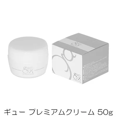 ギュー プレミアムクリーム 50g トリプルガンマリノレン酸 保湿 馬プラセンタ セラミド オールインワンクリーム 潤い gue GUE ※QRコードなし