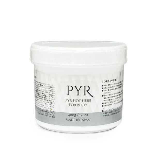 パイラホットハーブ 400 ボディ用ジェルクリーム 業務用 400g PYR HOT HERB FOR BODY マッサージ※パイラプラスがリニューアル