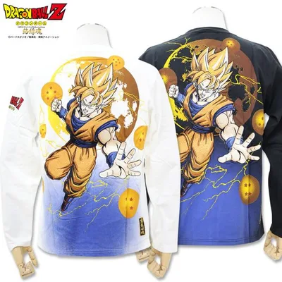 絡繰魂 KARAKURI TAMASHII ドラゴンボール 孫悟空 刺しゅう 長袖 Tシャツ M L XLサイズ 294011 DRAGONBALL
