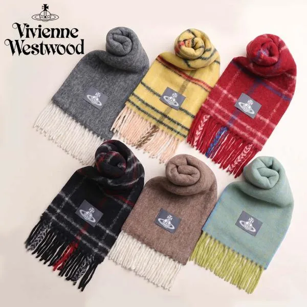 ヴィヴィアンウエストウッド Vivienne Westwood マフラー 国内正規 8103014F W01MO W01PK 2026年新作 ヴィヴィアンマフラー ビビアン レディース メンズ