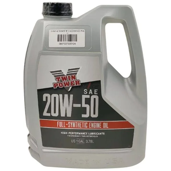 TWIN POWER ツインパワー SYNTHETIC MTPオイル 【20W-50】 1ガロン HARLEY-DAVIDSON ハーレーダビッドソン 4サイクルオイル オイル
