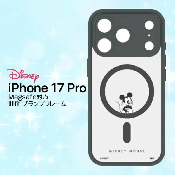 iPhone18 Pro iPhone17Pro ケース ミッキー マウス ディズニー公式 ライセンス かわいい キャラクター マット クリア 指紋防止 耐衝撃 保護 カバー Magsafe