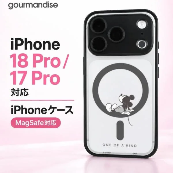 iPhone18 Pro ケース ミッキーマウス ディズニー iPhone17 Pro 対応 IIIIfit プランプフレーム イーフィット ディズニーキャラクター Disney MagSafe対応