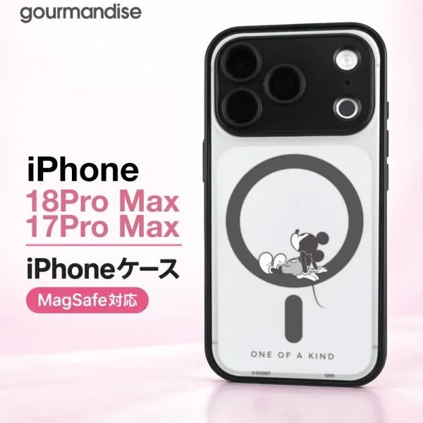 iPhone18 Pro Max ケース ミッキーマウス ディズニー iPhone17 Pro Max 対応 IIIIfit プランプフレーム イーフィット Disney MagSafe対応 グルマンディーズ