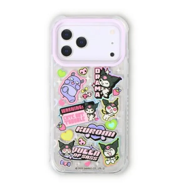 iPhone 17 Pro ケース クロミ クリア アイフォン17プロ サンリオ かわいい キャラクター sanrio ラメ グリッター ソフト 公式 SKINNYDIP カバー スマホケース